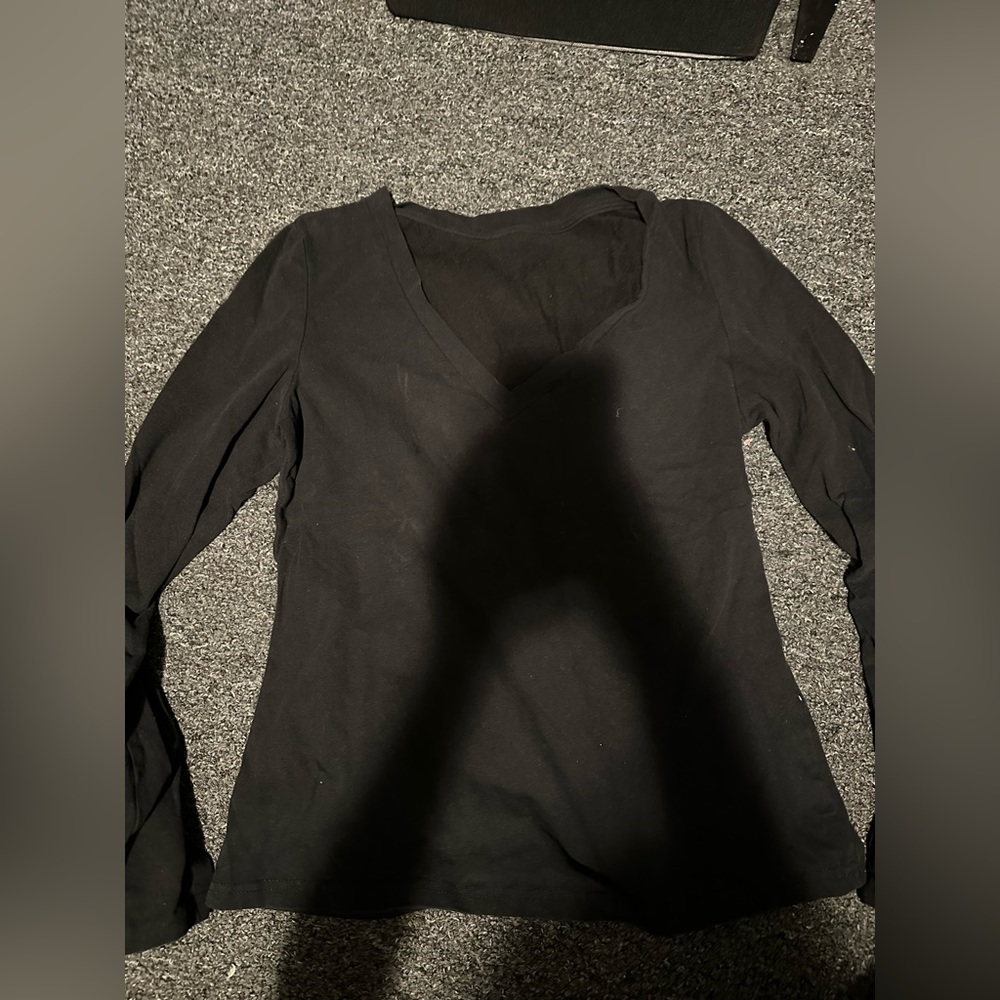 V neck long sleeve